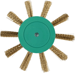 Product image for Flap wheel brushes, crimped wire