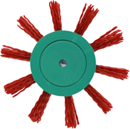 Product image for Flap wheel brushes, abrasive/natural filament