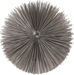 Product image for Tube brushes, single spiral, straight wire