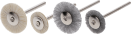 Product group image for Miniature wheel brushes, abrasive / nature filament