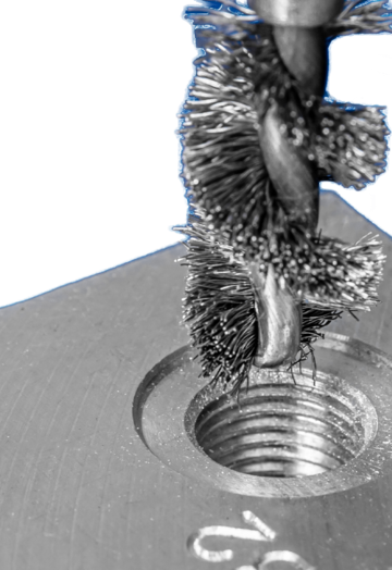 Osborn Internal Brush Product Banner for holes in several filament styles
