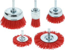 Imaginea produsului pentru Kit de 5 perii DIY, filament abraziv