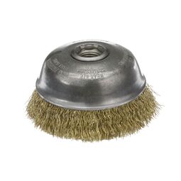 Imagen del producto para Cepillo de copa de alambre ondulado.