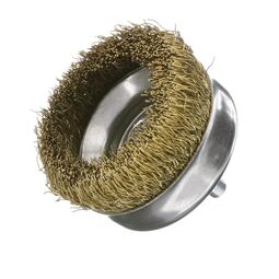 Product image for Crimped Wire Cup Brush with Shank