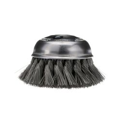 Imagen del producto para Cepillo de copa con alambre en nudos - Filas escalonadas.