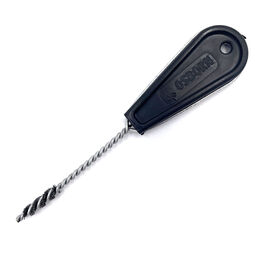 Product image for Crimped Wire Spiral Tube Brush, Single Stem Single Spiral, with handle