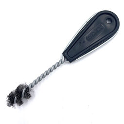 Product image for Crimped Wire Spiral Tube Brush, Single Stem Single Spiral, with handle