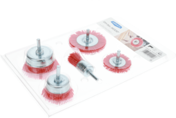 Imaginea produsului pentru Kit de 5 perii DIY, filament abraziv